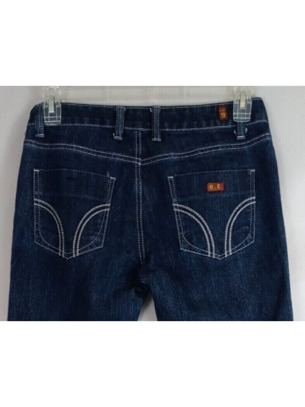 Bisou Deve Dak Wash Metallic Embroidered Mid Rise Bootcut Jeans Size 29
